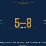 DSCR Loans for 5–8 Unit Residential Properties — What California Investors Need to Know